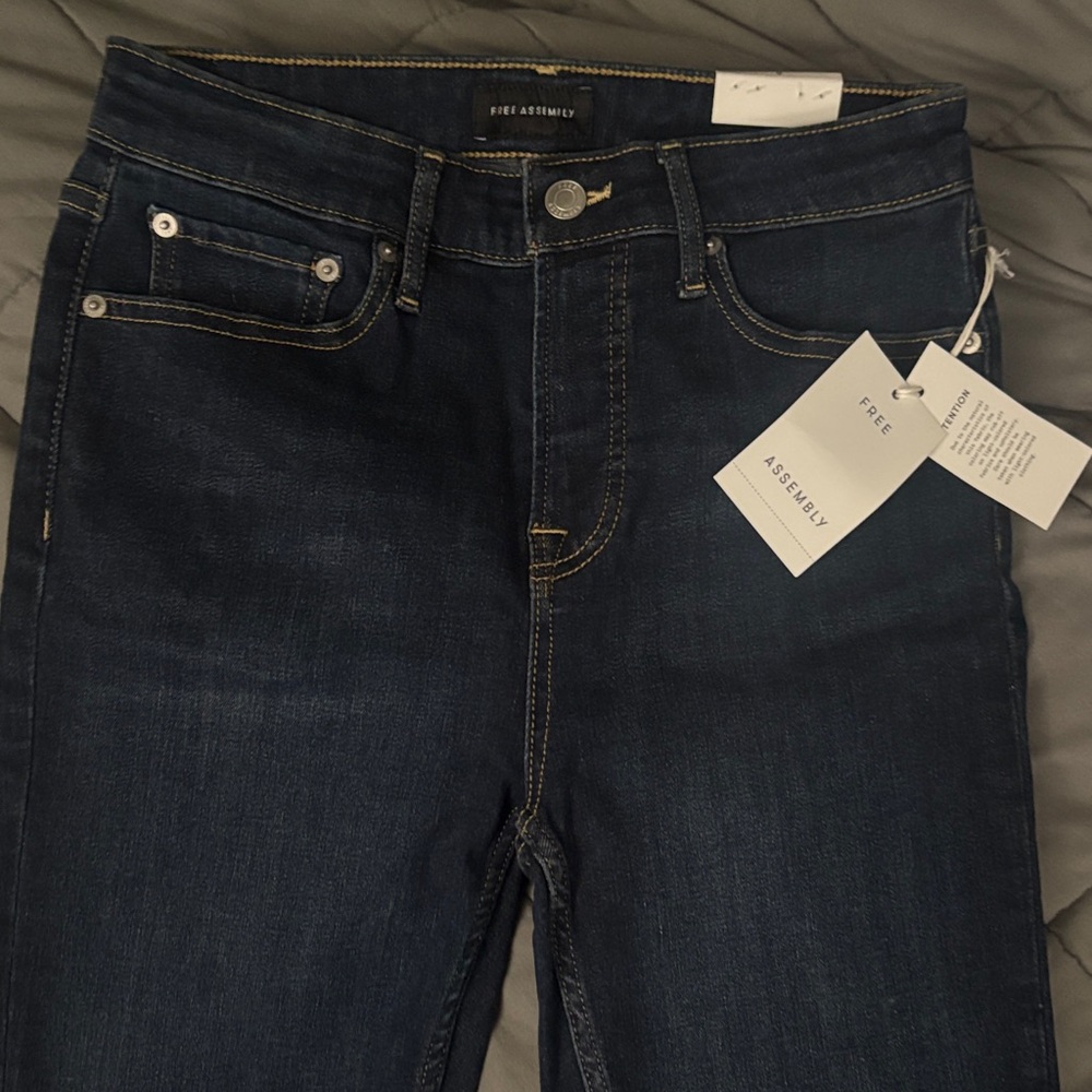 Free Assembly Women's Dark Indigo Skinny Jeans